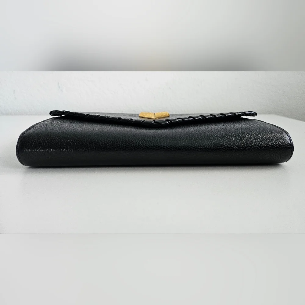 Louis Vuitton Cuir Plume Very Black Long Wallet - Picture 4 of 11